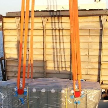 Kai hvor containere transportres